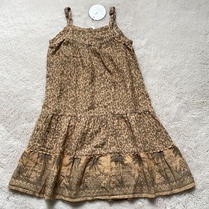 Spell | Wild Thing Strappy Midi Dress Mustard | 7-8 Years